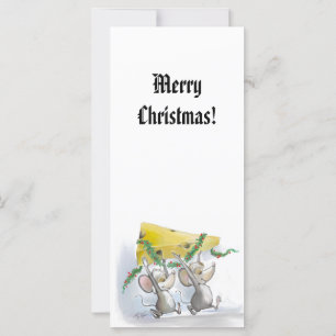 Carte Merry Mice Mic & Mac Signet de vacances
