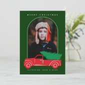 Carte MERRY NOËL Ajouter Votre Photo (Debout devant)