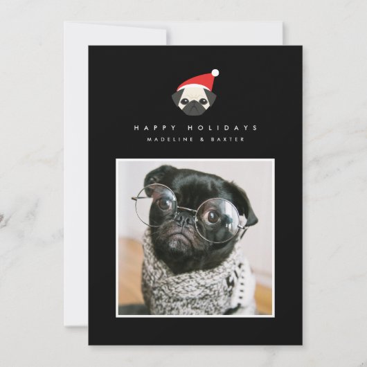 Carte MERRY NOËL Ajouter Votre Photo (Devant)