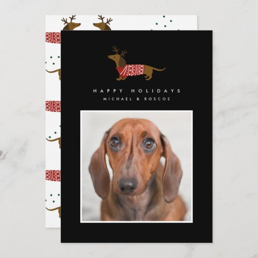 Carte MERRY NOËL Ajouter Votre Photo (Devant / Derrière)