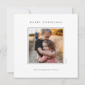 Carte MERRY NOËL Ajouter Votre Photo (Devant)