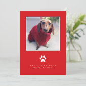 Carte MERRY NOËL Ajouter Votre Photo (Debout devant)