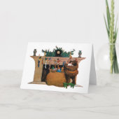 Carte Merry Old Christmas Elf, Jessie Willcox Smith (Devant)