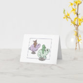 Carte Merry Rides (Fleur jaune)