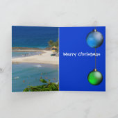 Carte Merry Xmas De Australie Emu Casquette (Intérieur)