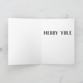 Carte Merry Yule sorcière (Intérieur)
