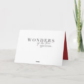 Carte Merveilles de son amour religieux multiphoto Noël (Dos)