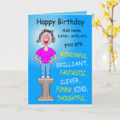 Carte Merveilleux (Fleur jaune)