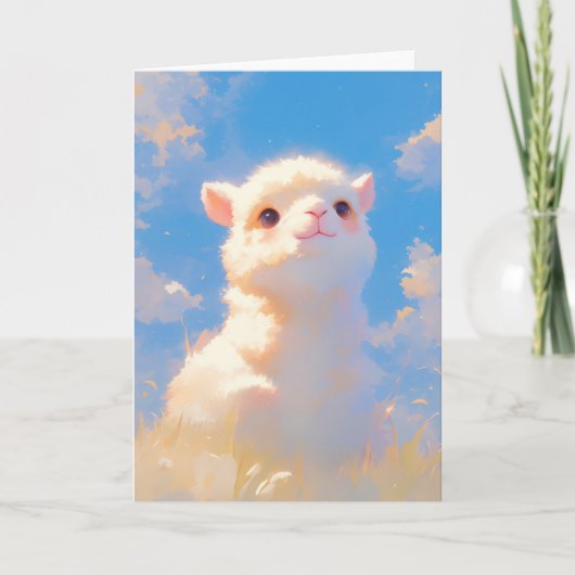 Carte Merveilleux Alpaga Tout Flou (Devant)