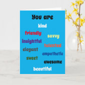 Carte Merveilleux ami : Merci (Fleur jaune)