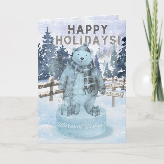 Carte Merveilleux Hiver (Devant)