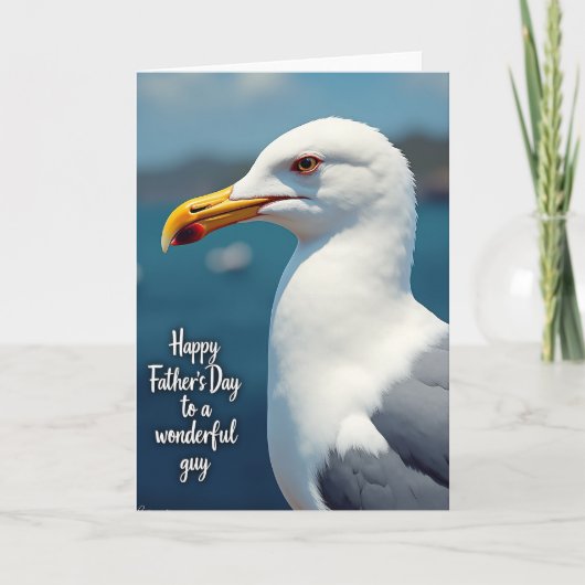 Carte Merveilleux Type Oiseau de Mer (Devant)