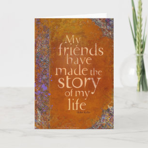 Carte Mes amis ont fait l'histoire de ma vie