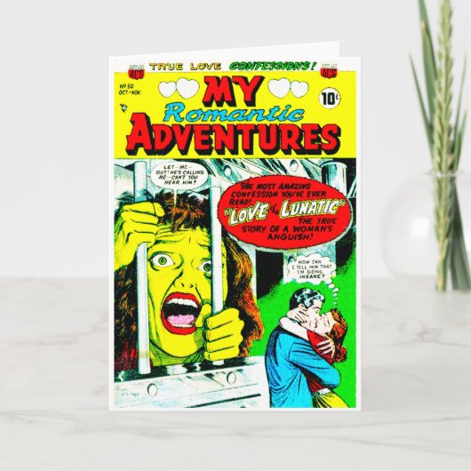 Carte Mes aventures romantiques (Devant)