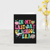 Carte Mes derniers garçons et filles enseignants de l'èr (Fleur jaune)