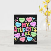 Carte Mes élèves sont des femmes enseignantes de la Sain (Fleur jaune)