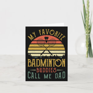 Carte Mes Épouses Dminton Préférées M'Appelent Papa Père