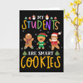 Carte Mes étudiants mignons sont des biscuits intelligen (Fleur jaune)