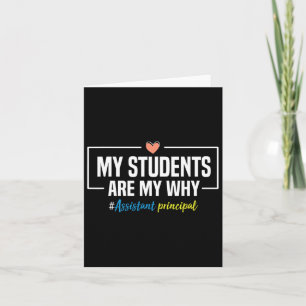Carte Mes Étudiants Sont Mon Principal Istant - Retour À