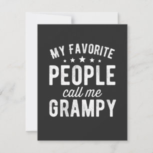 Carte mes gens préférés m'appellent grampy