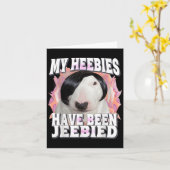 Carte Mes Hébies Ont Été Jeebied Gen Z Funny Meme Weir (Fleur jaune)