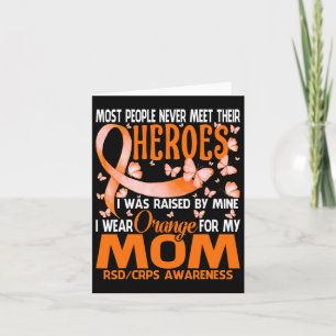 Carte Mes Héros Je Porte Orange Pour Ma Maman Rsd Crps A
