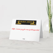 Carte Mes lèvres chéries de baiser de joyeux (Dos)