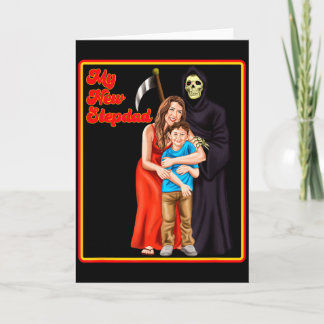 Carte Mes nouveaux t-shirts ironiques de beau-père - Mèm