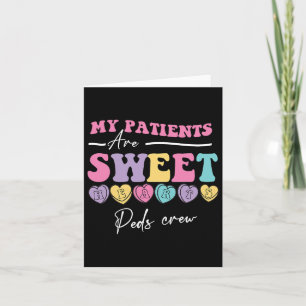 Carte Mes patients sont des cœurs doux Pédiatre Valentin