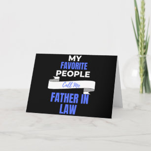 Carte Mes personnes préférées m'appellent beau-père