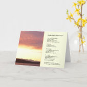 Carte Mes prières d'anniversaire pour toi... (Fleur jaune)