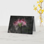 Carte Mes sincères condoléances ! (Fleur jaune)