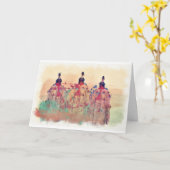 Carte Mes trois soeurs (Fleur jaune)