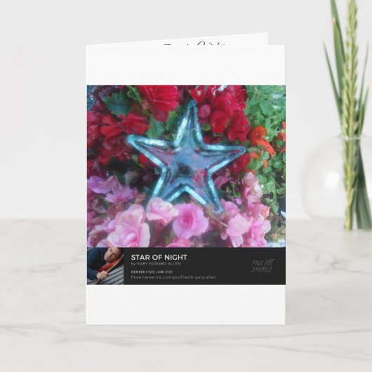 Carte Mes voeux d'anniversaire (Devant)