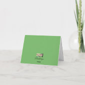 Carte Mésange à tête noire (Dos)