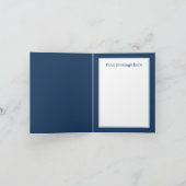 Carte Message d'ajout de fin de graduation (Intérieur)