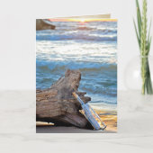 Carte Message d'anniversaire dans une bouteille (Devant)