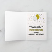 Carte Message d'anniversaire de fin d'année (Bourbon) (Intérieur)