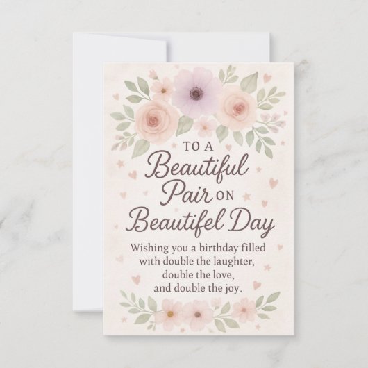 Carte Message d'anniversaire de style Anniversaire pour  (Devant)