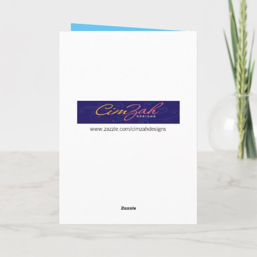 Carte Message d'anniversaire drôle pour le chat Trumpy (Dos)