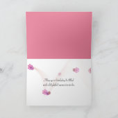 Carte Message d'anniversaire du stylo de fontaine (Intérieur)