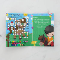 Message d'anniversaire secret pour garçons mignons