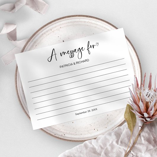 Carte Message Dans Une Bouteille Mariage 