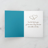 Carte Message de 45e anniversaire de mariage dans une bo (Intérieur)