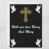 Carte Message de condoléances mère (Dos)