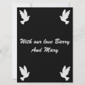 Carte Message de condoléances Père (Dos)