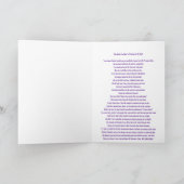 Carte Message de Jésus Condoléances (Intérieur)