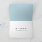 Carte Message de Joyeux Anniversaire dans une Bouteille (Intérieur)