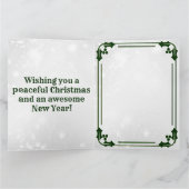 Carte Message de Père Noël - Version Nice (Intérieur)