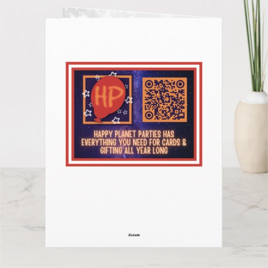 Carte Message de Père Noël - Version Nice (Dos)